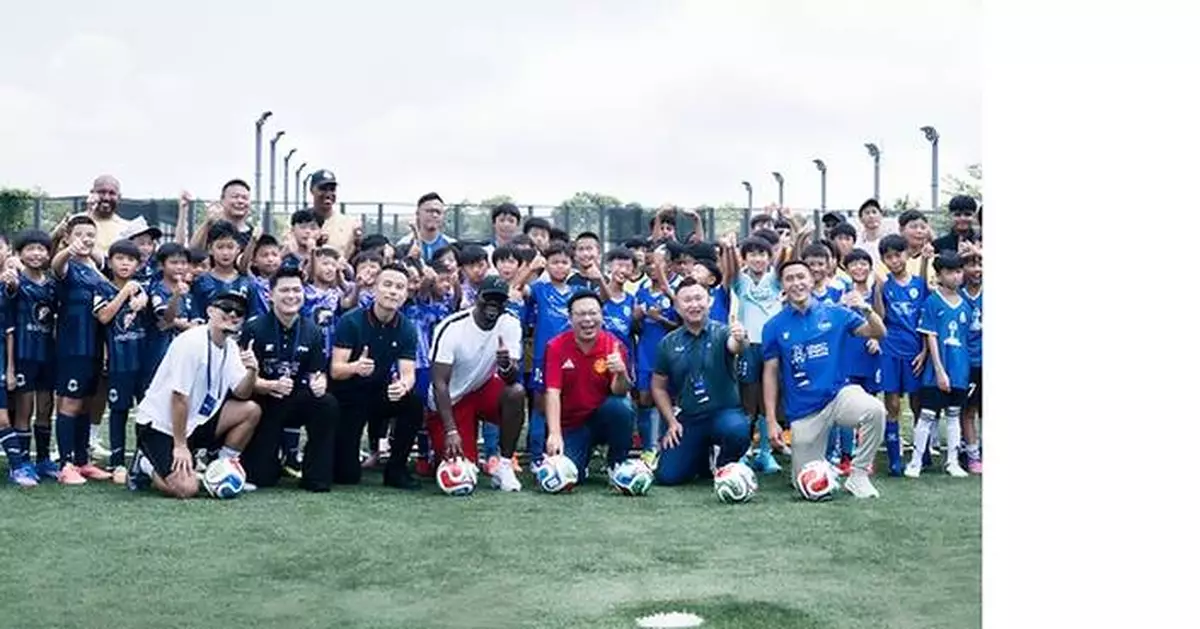 More Than 300 Children Joined a World-Class Youth Football Training Camp Featuring Manchester United Legend Louis Saha Gained Cultural Exposure &amp; Inspiration through Sports