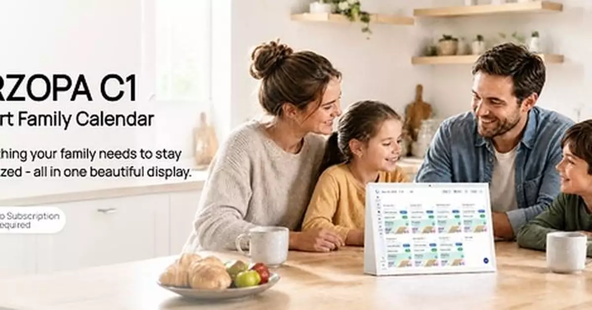 ARZOPA Launches Subscription-Free Smart Family Calendar for Modern Families