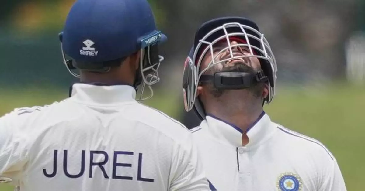 Pant, Jurel guide India to 419-6 at lunch on Day 2 of the 2nd cricket test against Sri Lanka