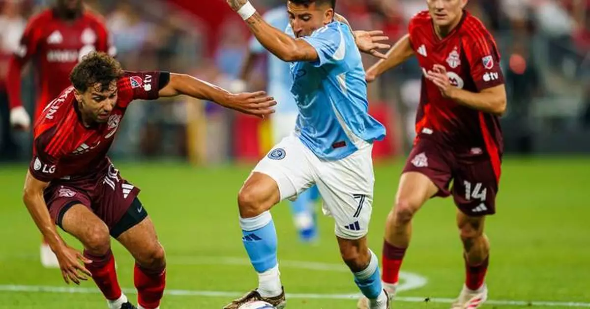 Fernández scores 14th goal this season for NYCFC in 1-1 tie with Toronto