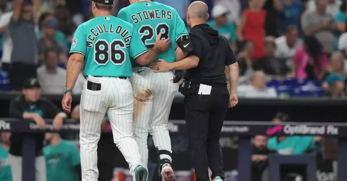 Marlins place Kyle Stowers on 10-day injured list with a left hamstring strain