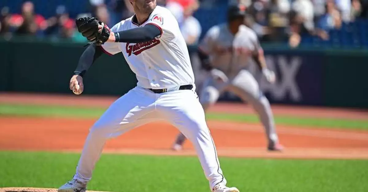 Gavin Williams strikes out 11 as Guardians beat Giants 5-2