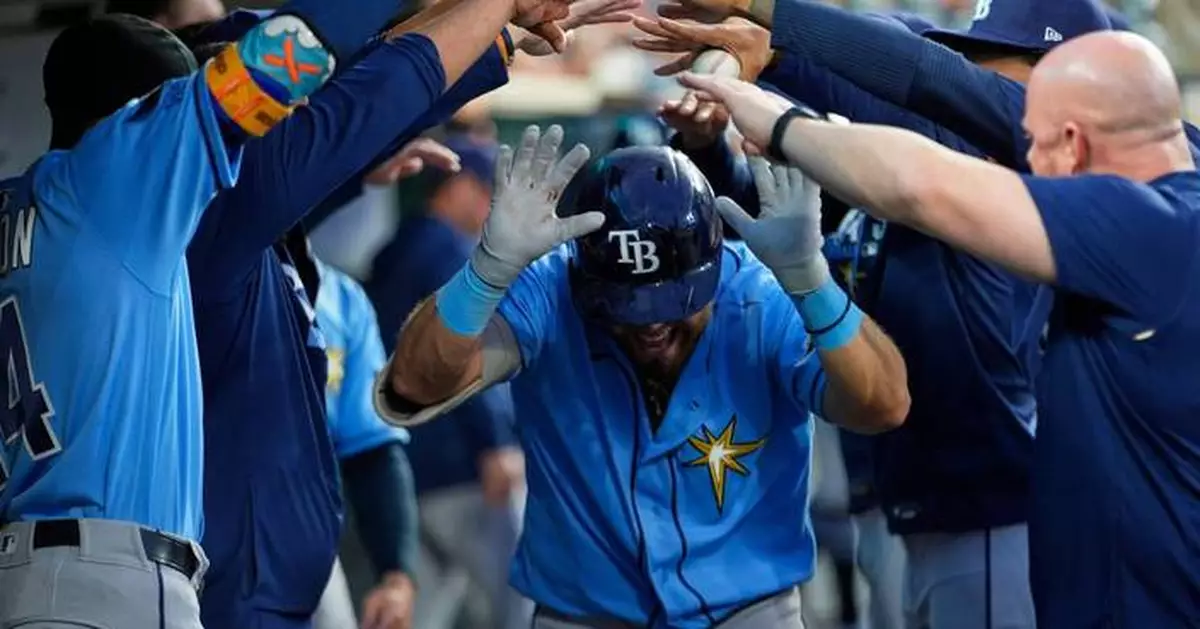 Aranda's home run and Rasmussen's six strong innings lead Rays past slumping Tigers, 4-1