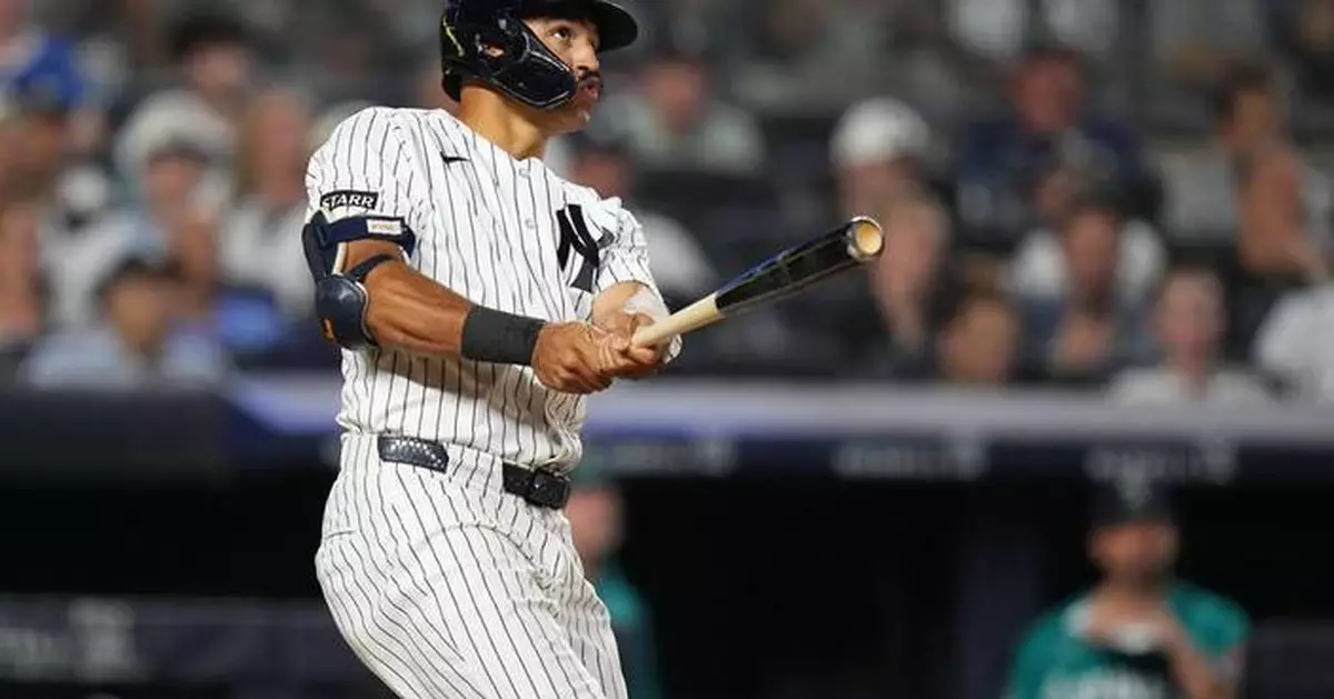 Grisham homers twice and drives in 4 as Yankees rally past struggling Mariners 10-5