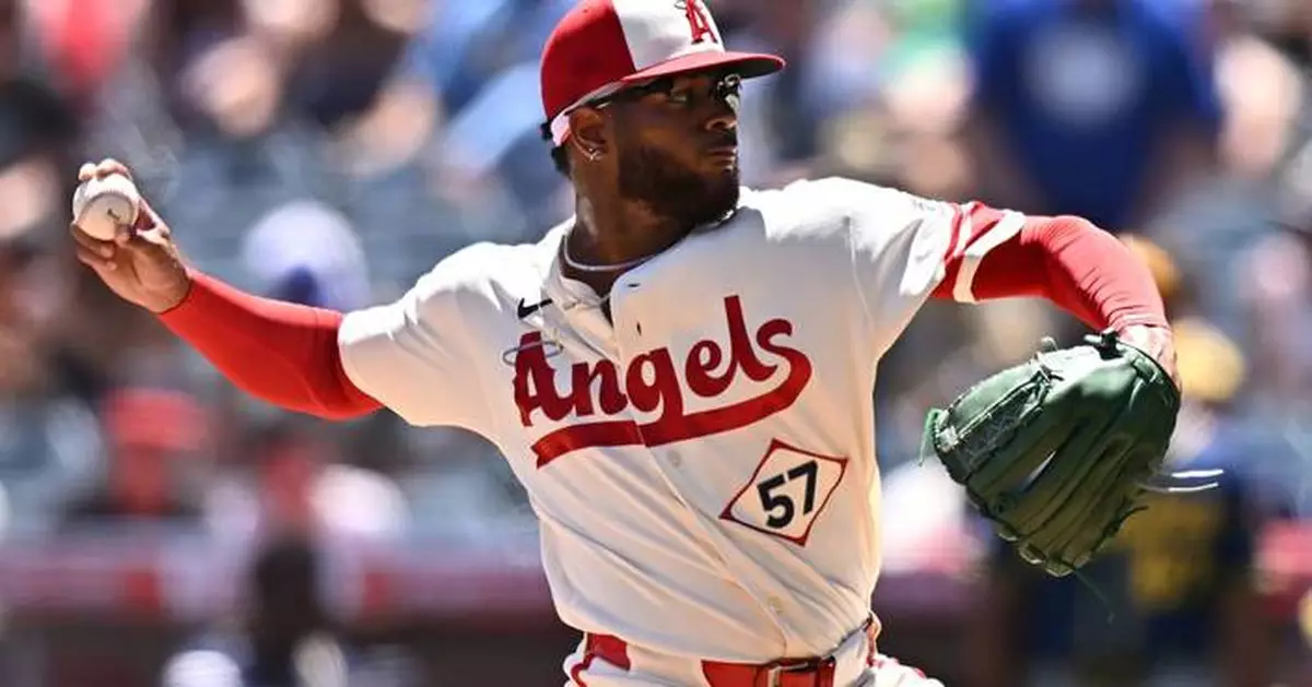 Ureña throws 3-hit ball for 6 innings, Meckler hits 2-run homer as Angels beat Brewers 3-0