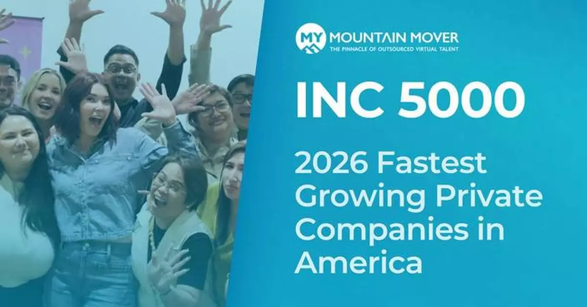 My Mountain Mover Recognized Among the 2026 Inc. 5000 Fastest-Growing U.S. Companies