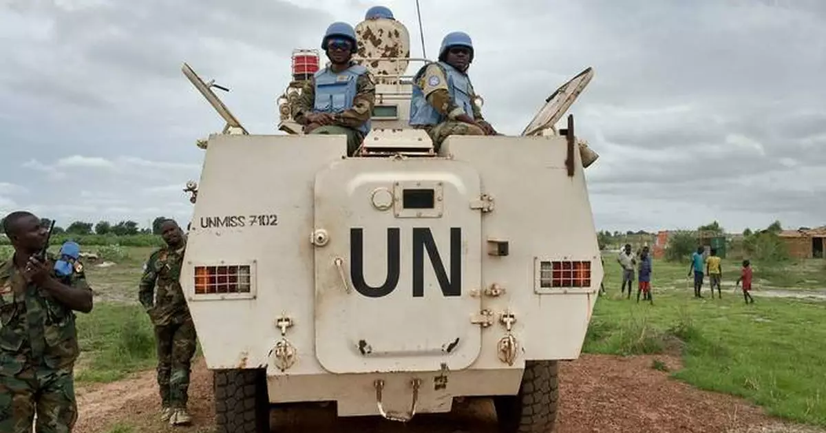 Armed men ambush patrol in South Sudan and kill 2 UN peacekeepers
