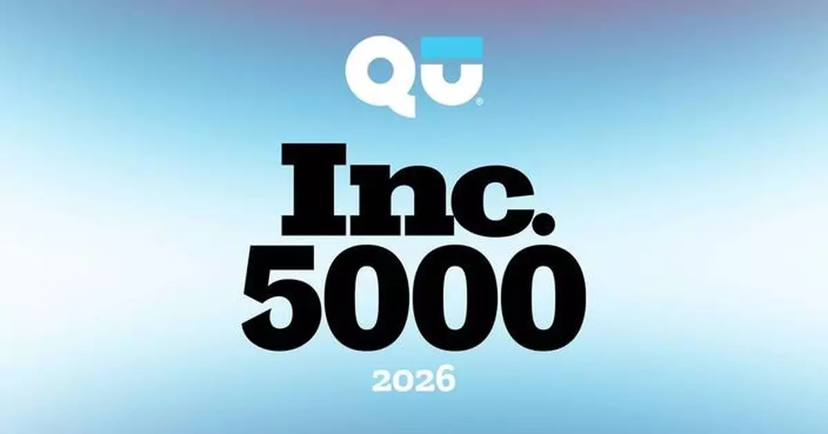 Qu Named No. 855 on the 2026 Inc. 5000 List, the Most Prestigious Ranking of America’s Fastest-Growing Private Companies