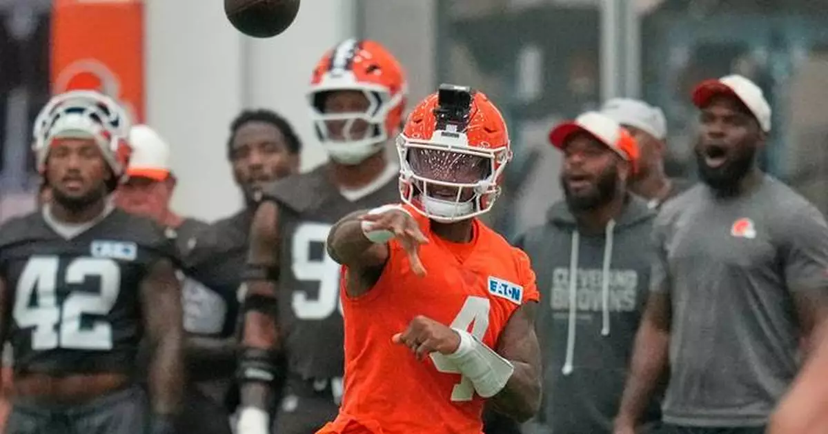 Sanders to get opportunities in joint practice and preseason game as Browns QB competition continues