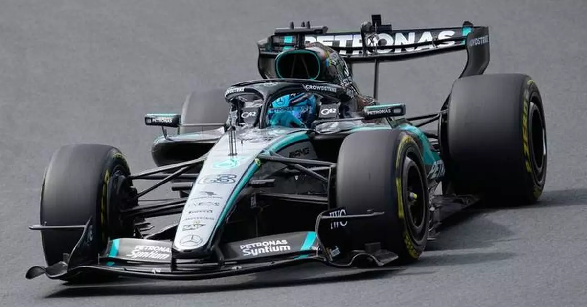 George Russell cruises to sprint race win at F1's Dutch Grand Prix
