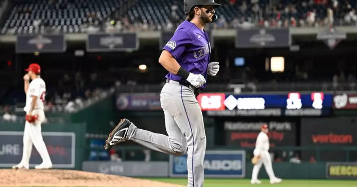 Connor Norby's grand slam and 3 2-run homers help Rockies to a 13-1 win over the Nationals