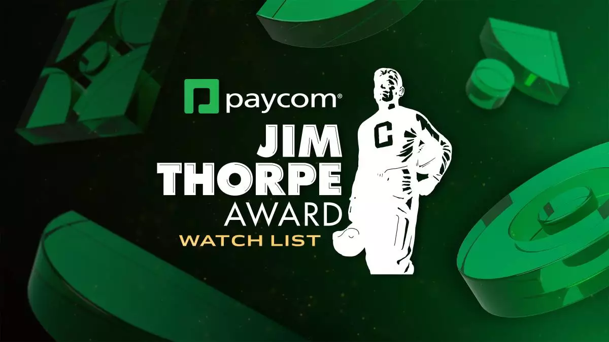 Today, Oklahoma Sports Hall of Fame (OSHOF) and Jim Thorpe Association released the prestigious Paycom Jim Thorpe Award Preseason Watch List for 2026.