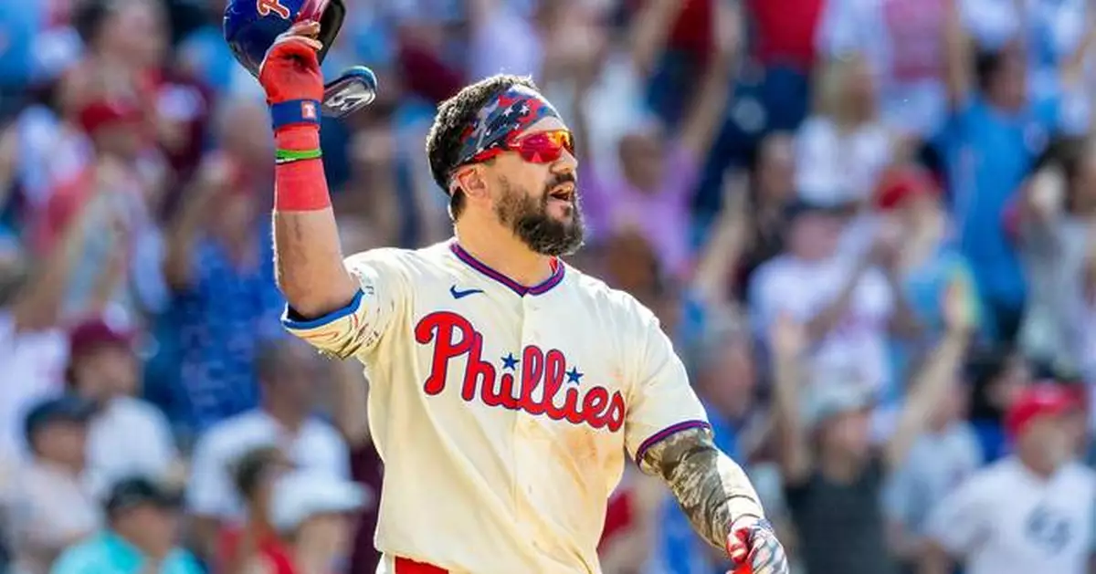 Schwarber's 2-run HR with 2 out in 9th rallies Phillies for a 6-4 win over the Cardinals