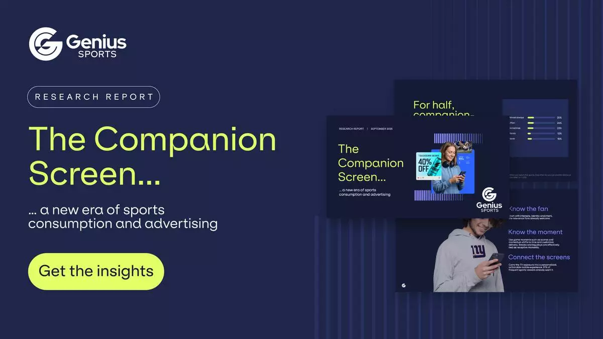 Genius Sports Research Reveals the New Playbook for Multiscreen Sports Advertising