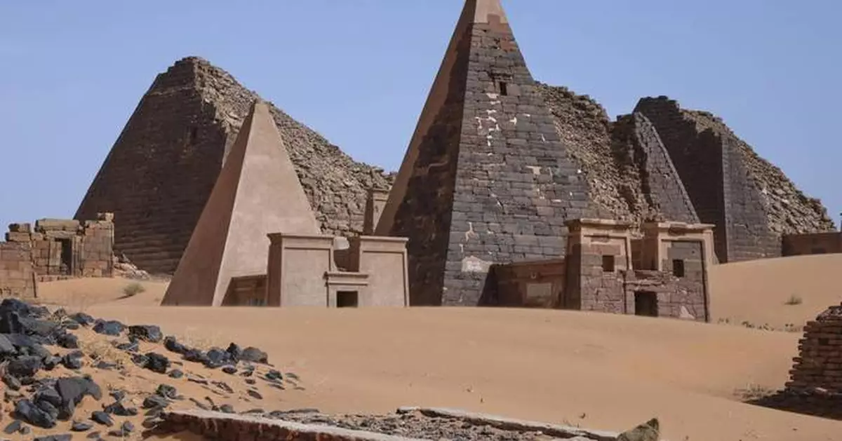 War and accumulating sand threaten Sudan’s Meroe pyramids, in photos