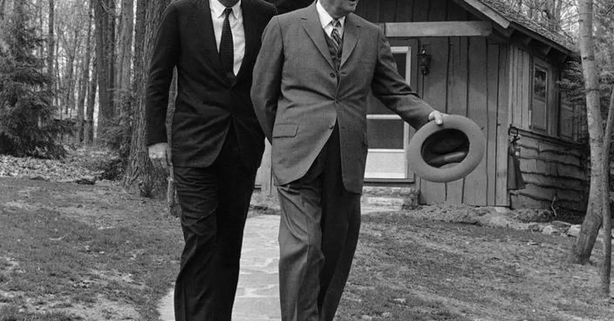 Camp David, the president's rustic Maryland mountain retreat, through the years
