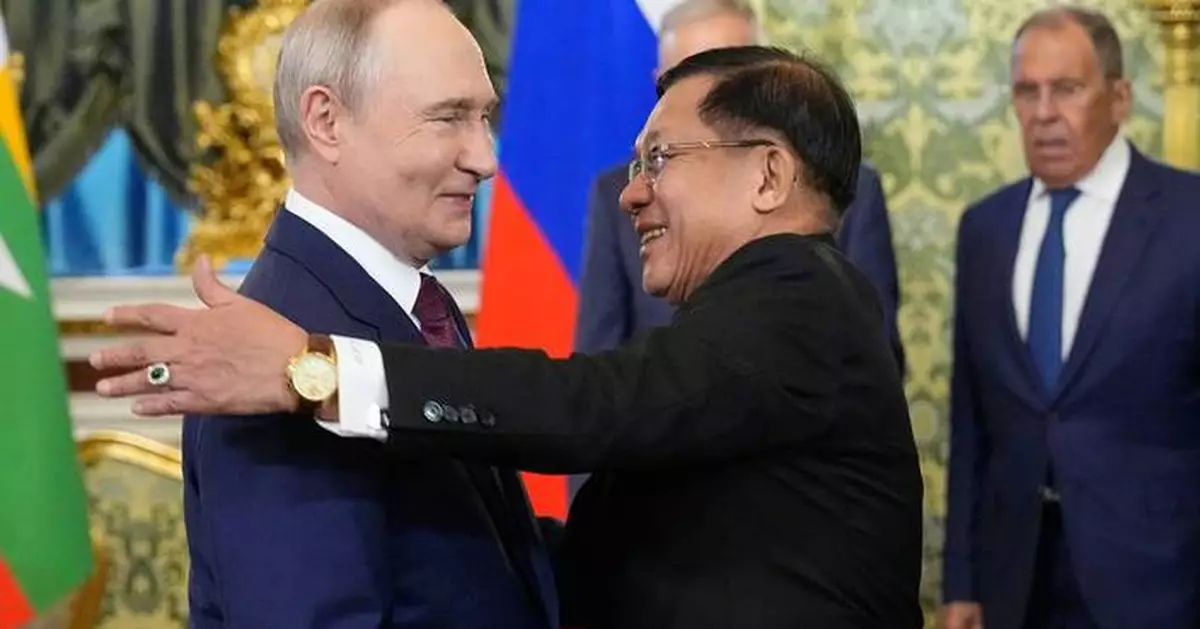 Putin hosts Myanmar's leader for talks on deepening their relationship