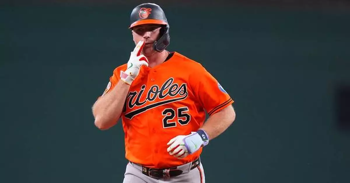 Pete Alonso has his first two-homer game with the Orioles in a 10-5 win over the Rangers