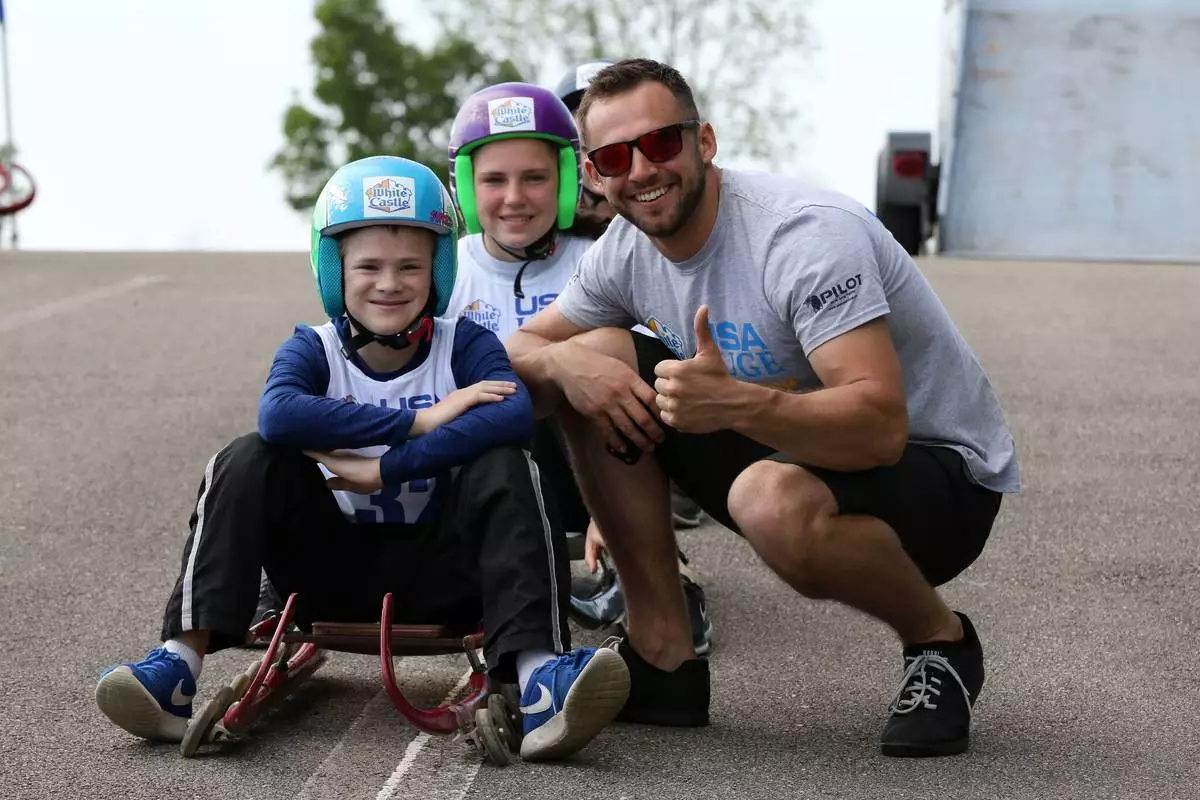 White Castle and USA Luge team up to introduce young athletes to the sport at a Slider Search clinic. The free program, now part of a partnership extended through 2029, uses wheeled sleds to teach kids the basics of luge.