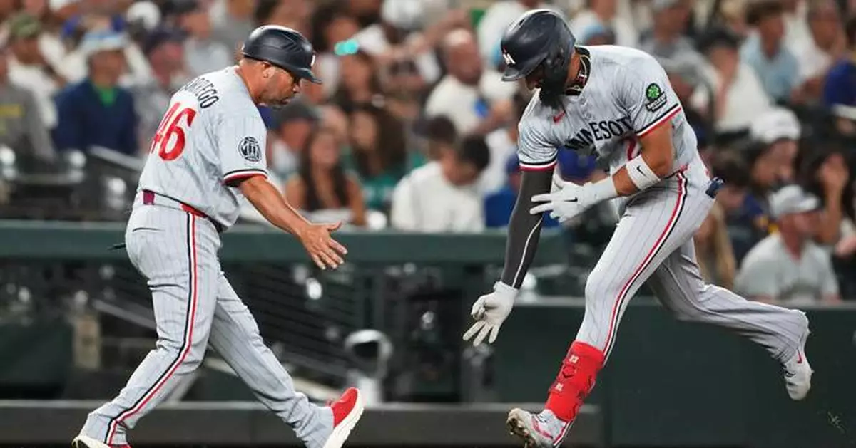 Lewis hits tying homer in 7th and Keaschall provides go-ahead double as Twins beat Mariners 5-3