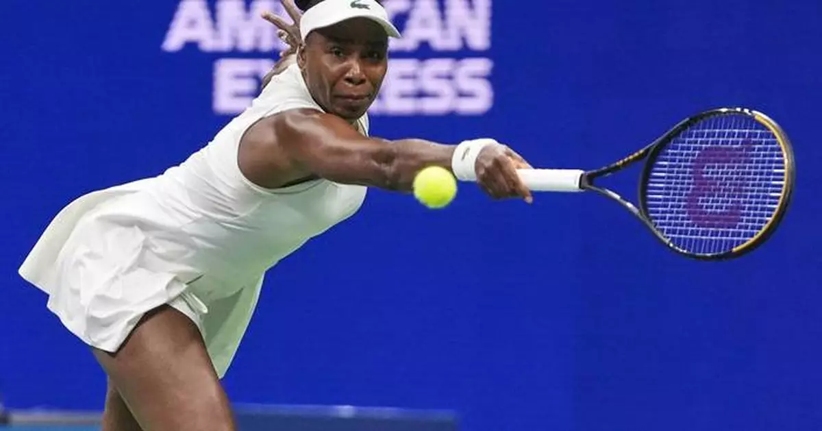 Venus Williams bows out of her 26th US Open with a 1st-round loss to Sofia Kenin