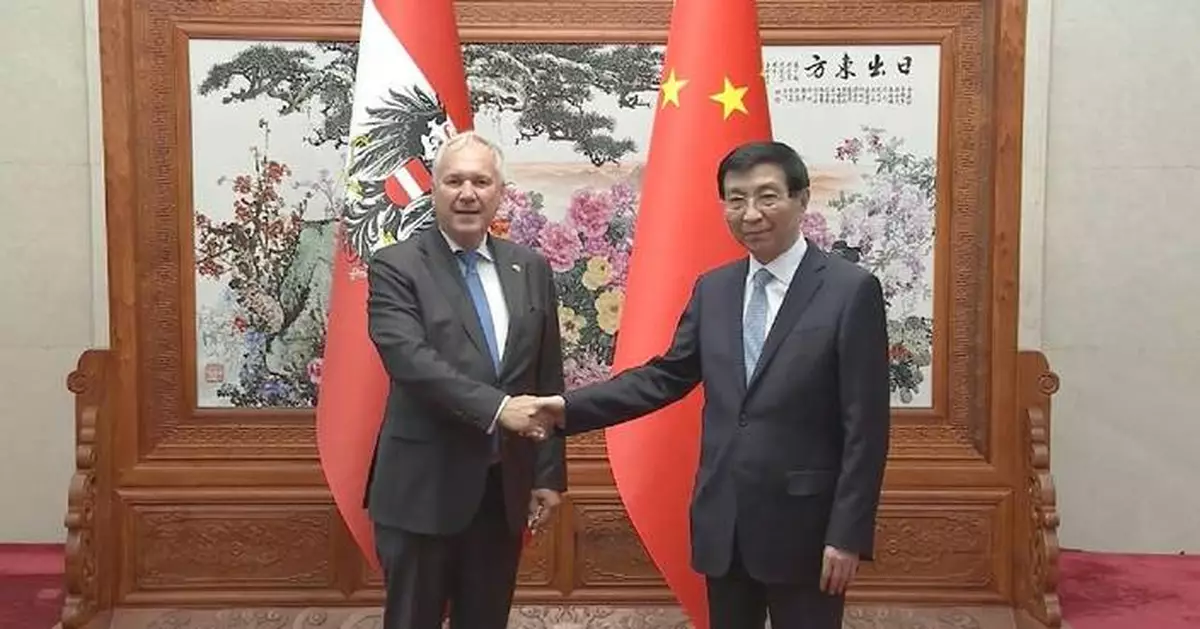China's top political advisor meets Austrian parliament president