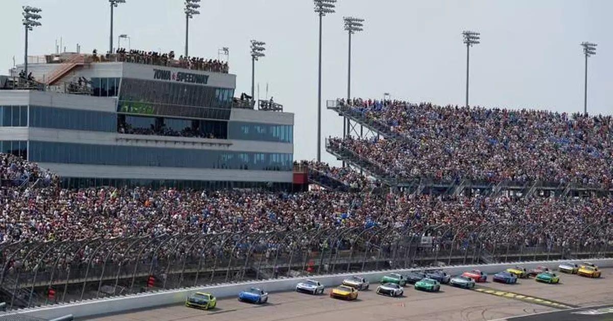 Ty Gibbs holds on to win NASCAR Cup Series race at Iowa Speedway
