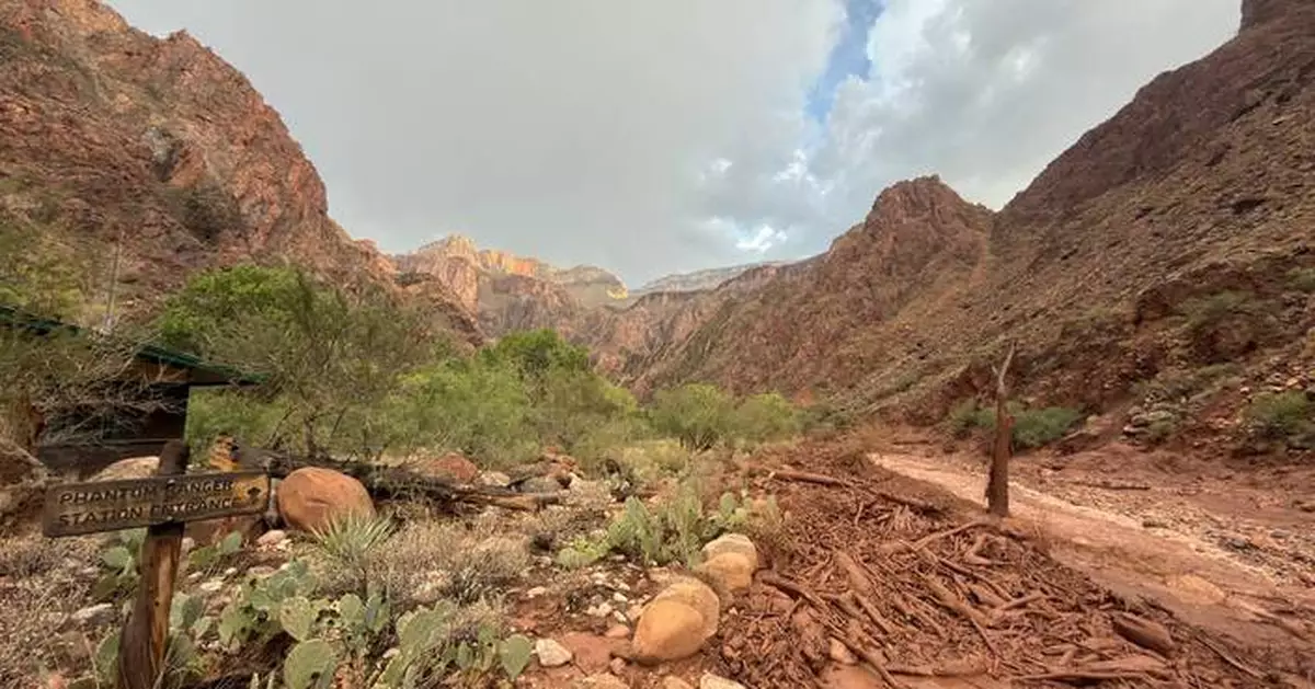 Dozens evacuated from Grand Canyon after flash flood hits creek leading to the Colorado River