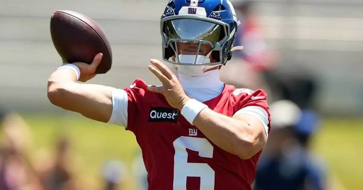 Jaxson Dart approaching training camp with an eye on preventing another Giants losing season