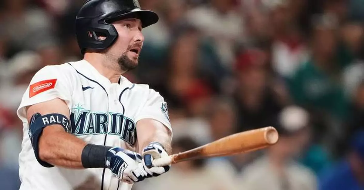 Cal Raleigh hits 3 homers as Mariners snap Phillies' 9-game win streak with 9-2 victory