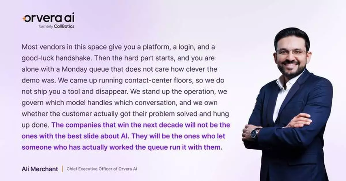 Orvera AI was Included Among the Shortlisted Providers Featured in Everest Group's Tech Provider Spotlight: Voice AI Agents in Customer Experience Management (CXM)
