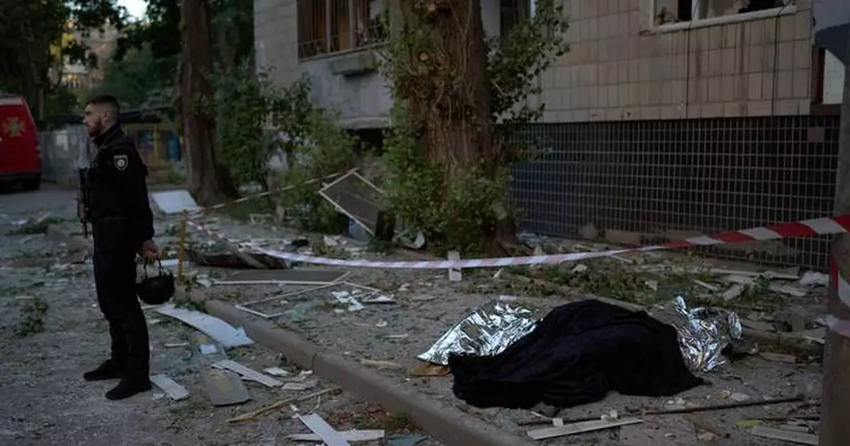 Russian missile barrage across Ukraine's capital kills at least 12 and wounds 33
