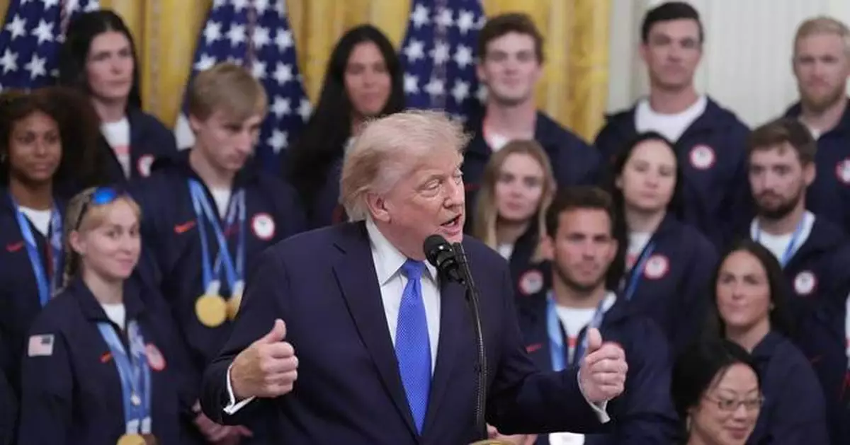 Trump celebrates US Winter Olympians and Paralympians at the White House
