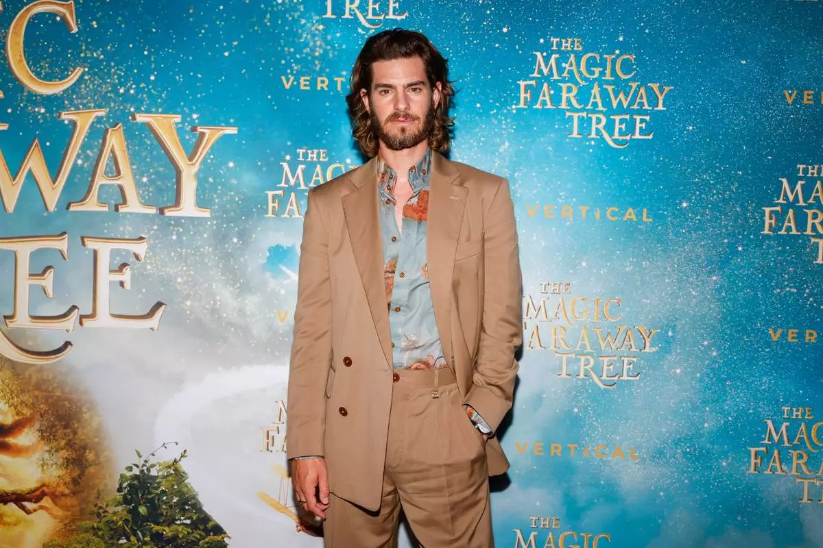 Andrew Garfield attends "The Magic Faraway Tree" special screening at Regal Union Square on Wednesday, July 29, 2026, in New York. (Photo by CJ Rivera/Invision/AP)