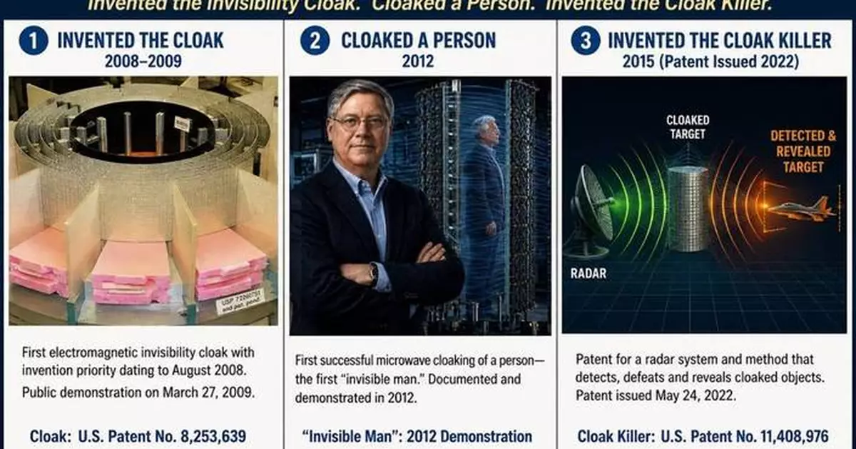 Scientist-Inventor Denies Reverse Engineering of Invisibility Cloak