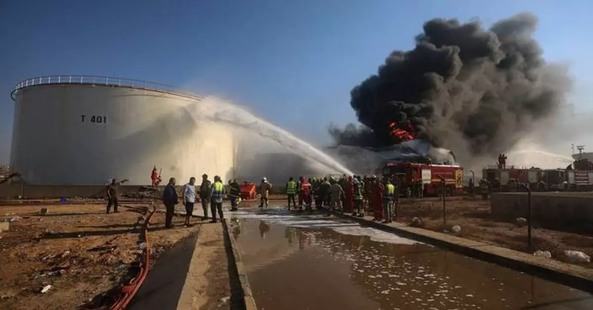 Drone strike in western Libya torches a power substation, triggering outages