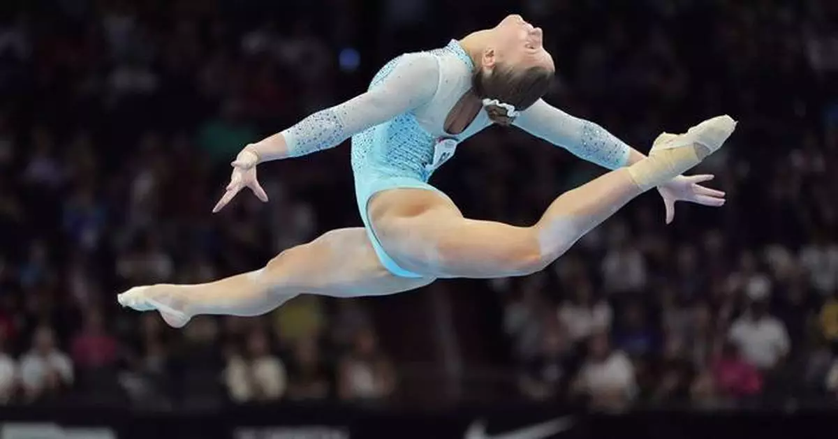 Olympic gold medalist Hezly Rivera rallies to capture second straight U.S. women's gymnastics title