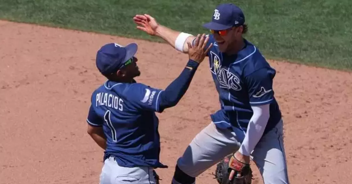 Rays complete 2nd 9-0 West Coast trip in MLB history with 8-4 win over Athletics