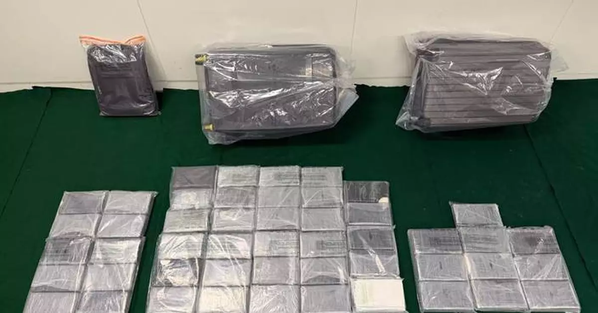 Hong Kong Customs seizes 53.9 kg of drugs, arrests South African man in major narcotics operation.