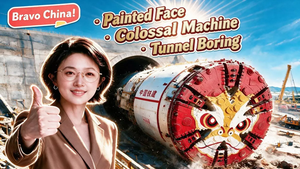 Bravo China! — Painted Face • Colossal Machine • Tunnel Boring