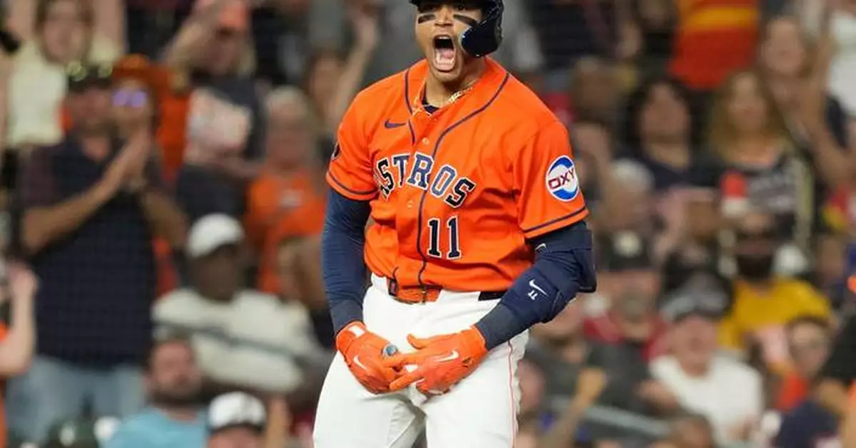 Yainer Diaz powers the Astros past the Rangers 11-2, pushing Houston into first