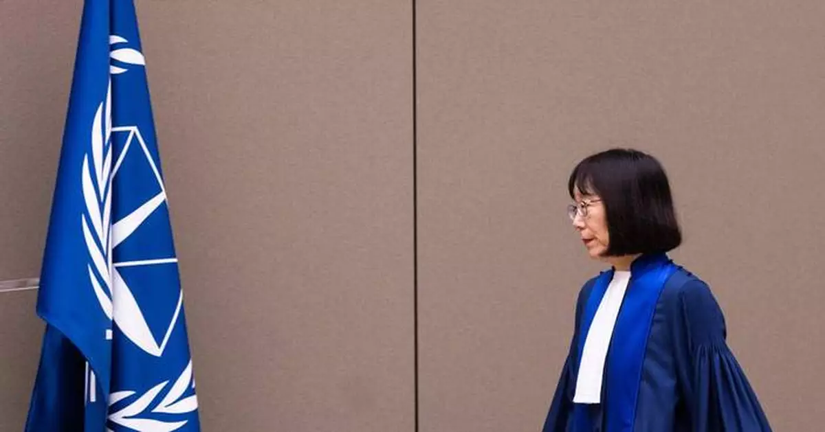 Sanctioned international court president says she asked Japan to help de-escalate tensions with US