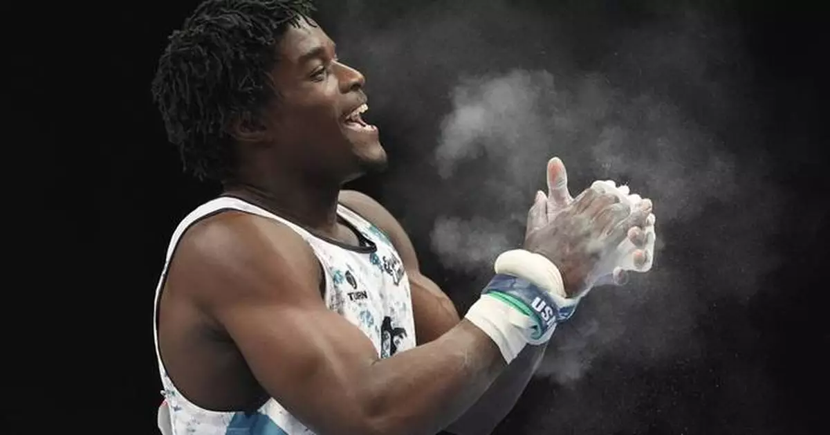 Frederick Richard makes a statement in more ways than one en route to first US gymnastics title