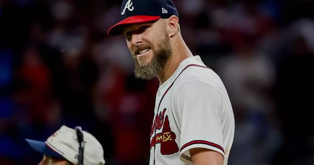 Braves' Sale demands ball in 9th to cap 1st complete game since 2019 in 1-0 shutout of Dodgers