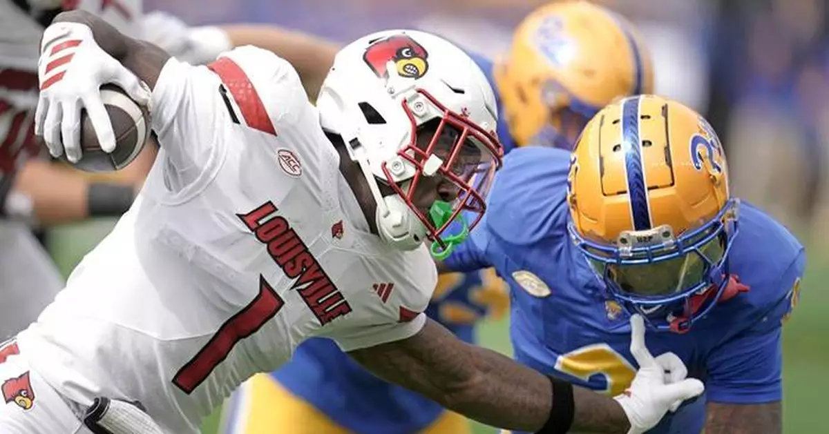 No. 24 Louisville and its coach want more after third straight season with at least 9 wins