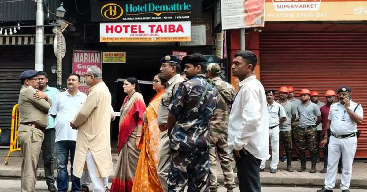 Hotel blaze in India's West Bengal kills 9 and injures 6