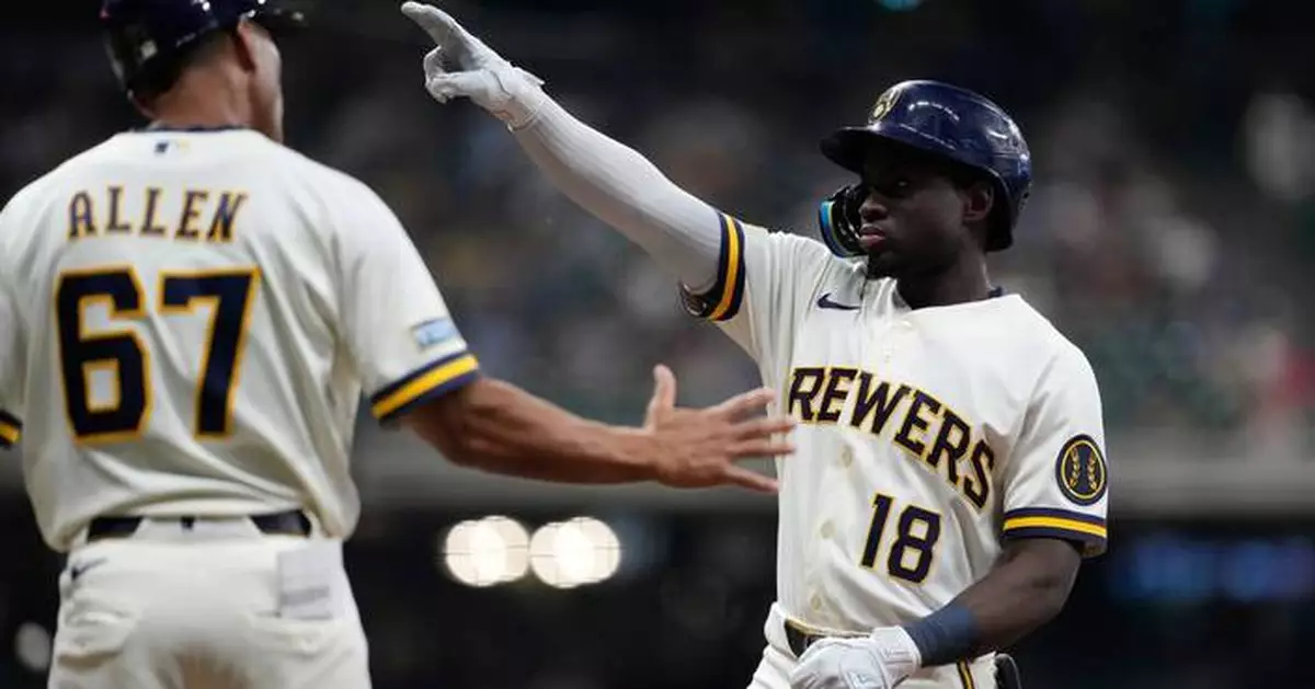 Chourio and Vaughn homer, Henderson wins sixth consecutive decision and Brewers top Pirates 4-2