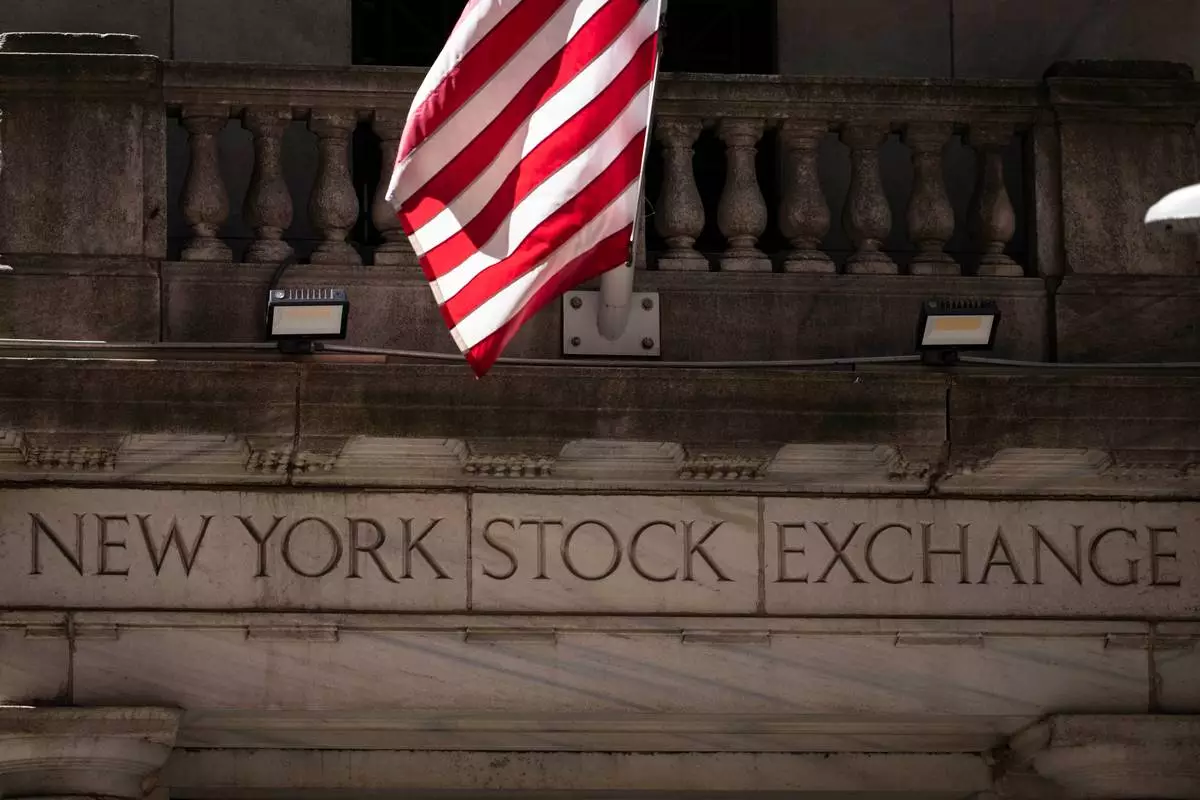 A general view shows the New York Stock Exchange, Friday, Aug. 7, 2026, in New York. (AP Photo/Yuki Iwamura)