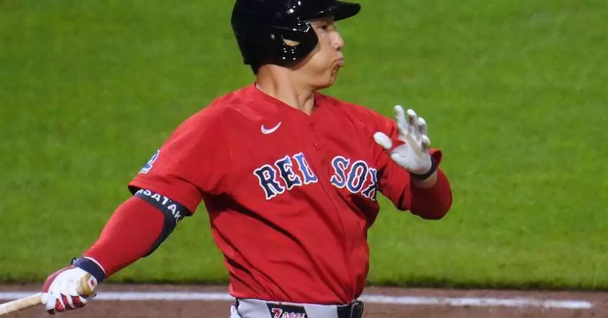 Red Sox outfielder Masataka Yoshida is sidelined by a strained left hamstring