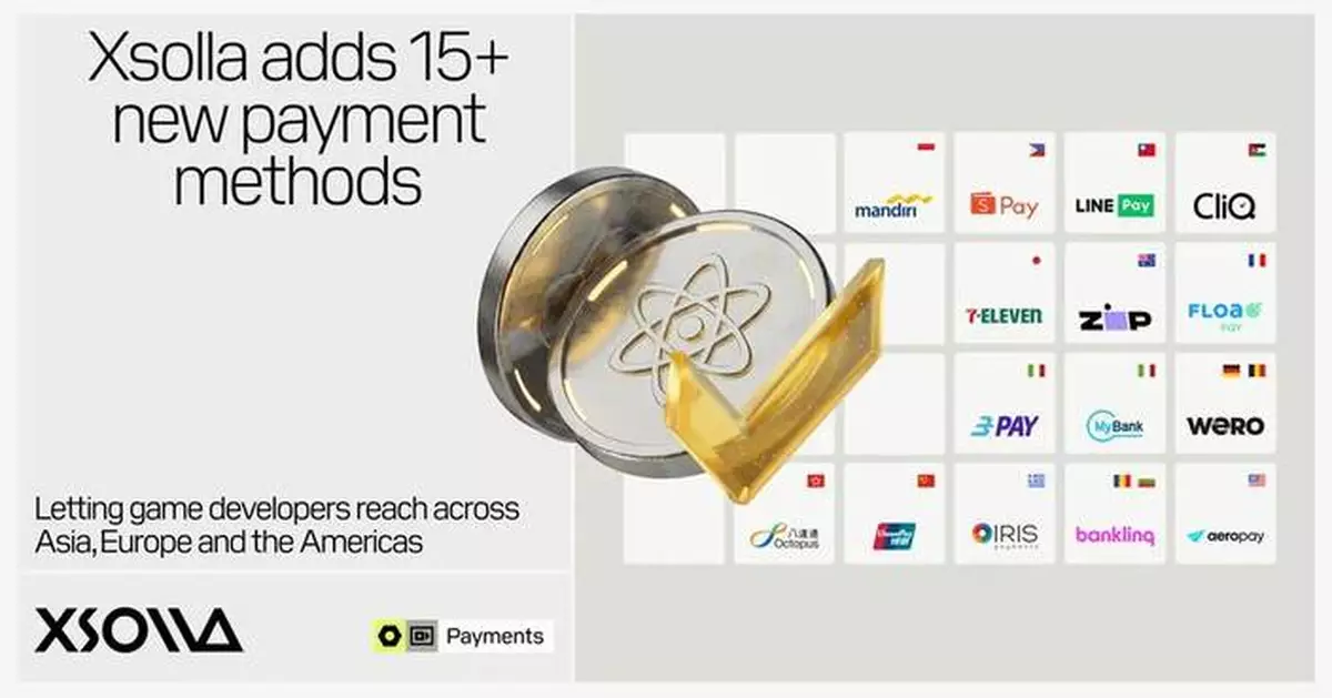Xsolla Adds 15+ New Local Payment Methods, Letting Game Developers Reach Players Across Asia-Pacific, Europe, and the Americas